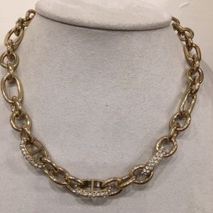 🔥NYC showroom Pave crystal link necklace💥